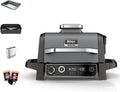 Ninja Woodfire Pro Connect Xl Grill Elektryczny, Wędzarnia I Frytkownica 7 W 1, Sterowany Za Pomocą Aplikacji, Termometr Cyfrowy Z Sondą, Opalany Pell
