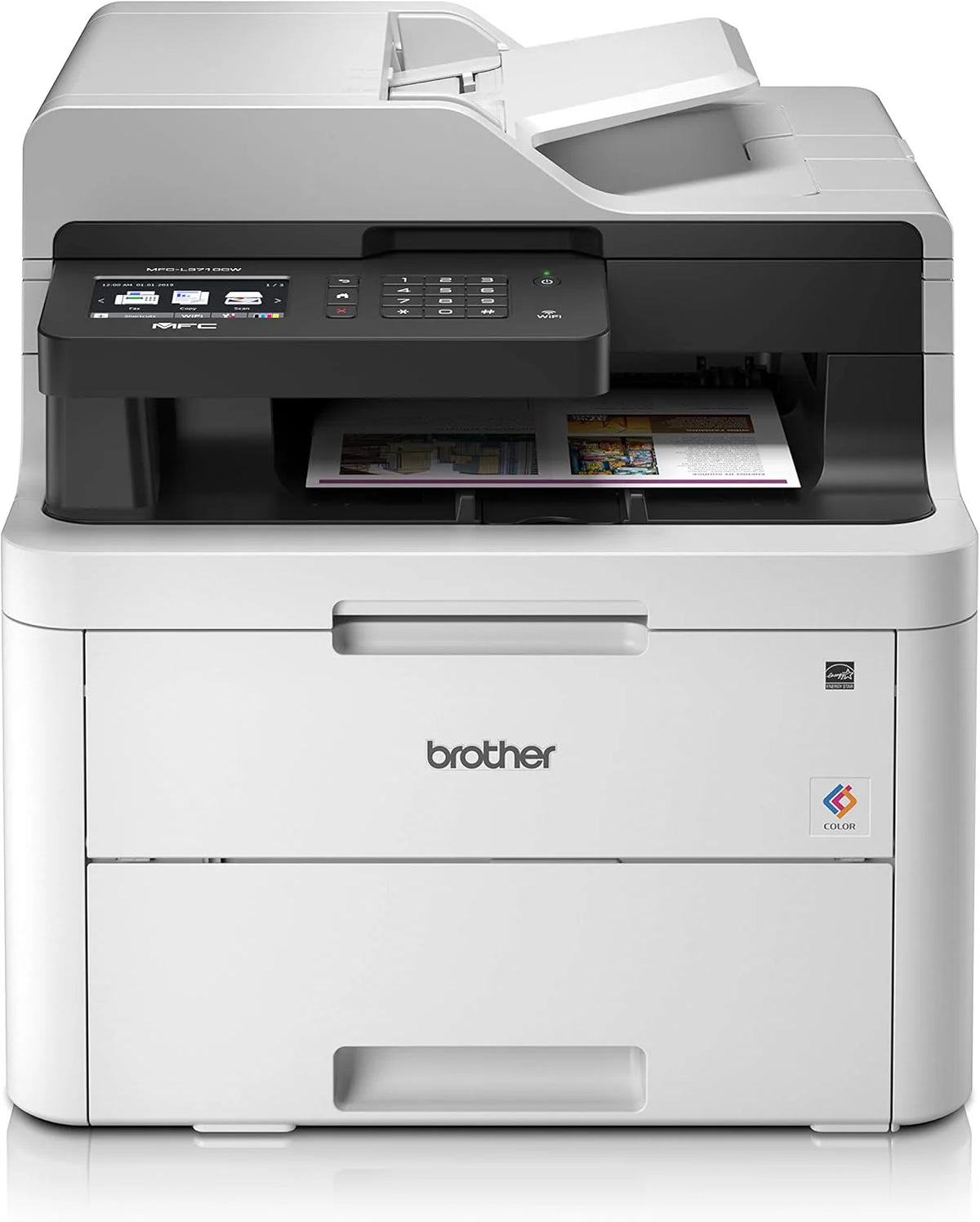 Brother Mfc-L3710Cw - Wielofunkcyjna Drukarka Laserowa 4 W 1 - Kolorowa - Cicha 45Db - Pamięć 512Mb - Airprint - Wifi