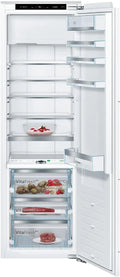 Bosch Kif82Pfe0, Seria 8, Lodówka Do Zabudowy Z Zamrażarką, Wnęka 177,5 X 56 Cm, Chłodzenie 254 L + 15 L Zamrażania, Made In Germany, 3 X Dłuższa Świe