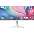 Msi Nowoczesny Md342Cqpw 34'' Ekran Pc Uwqhd Zakrzywiony 1500R - Panel Va 3440 X 1440, Kvm, Pip/Pbp, Szeroka Gama Kolorów, Komfort Oczu, Wbudowane Gło