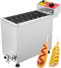 Frytkownica Elektryczna, Frytkownica Przemysłowa, Automatyczna Frytkownica Do Hot Dogów Z Serem O Pojemności 25 L, Frytkownica Do Corn Dogów, Regulacj
